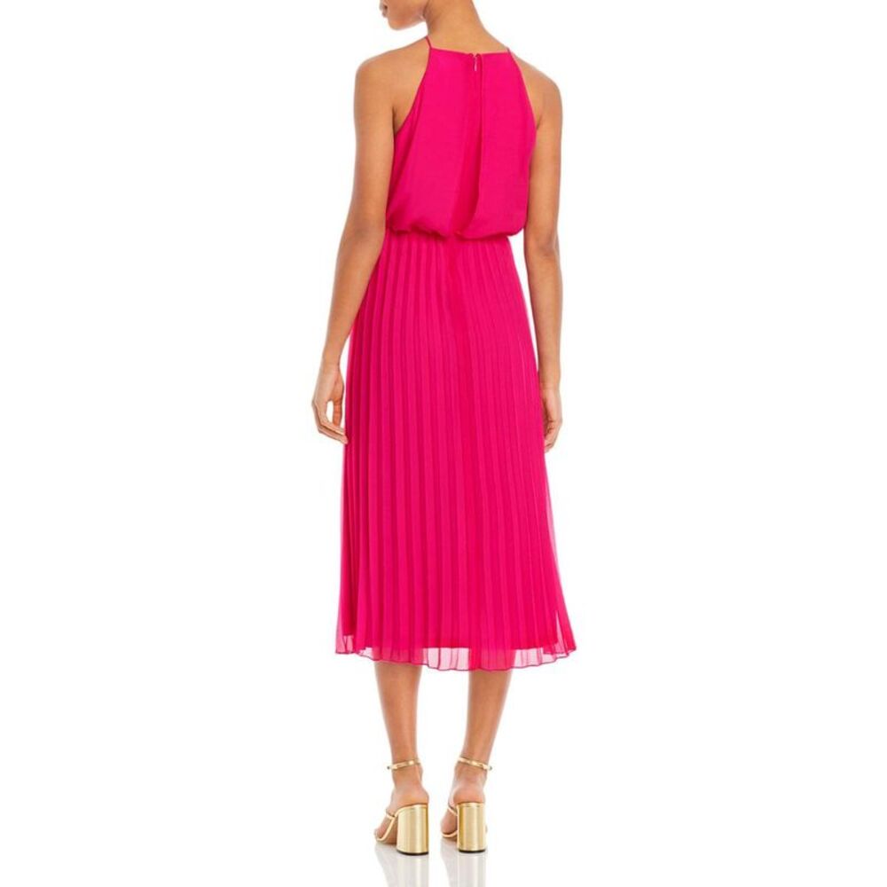 Sam Edelman Womens Pink Sleeveless Solid Daytime Midi Dress NWOT - Picture 2 of 3